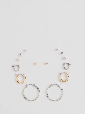 Center Of Attention Seven-Pack Earrings Set