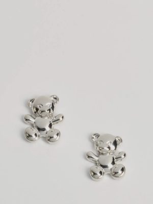 Looking Adorable Teddy Bear Stud Earrings
