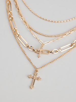 Layered Faith Chain Necklace