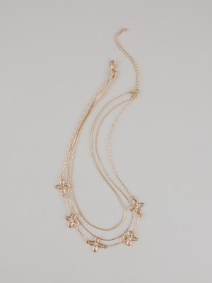 Just Bloomed Floral Layered Necklace