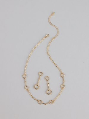 Everyday Luxe Necklace And Earrings Set