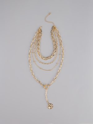 Golden Hour Drop Chain Necklace