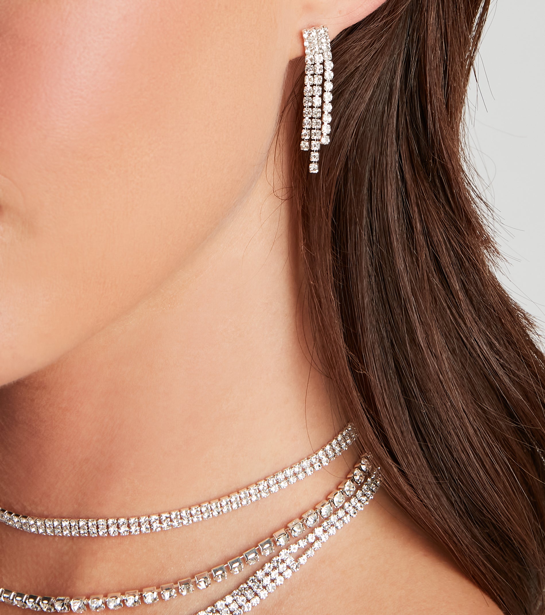 Fine Gems Necklace And Earrings Set - Image 2