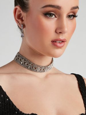 Forever In Love Rhinestone Choker