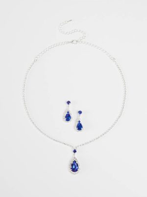Fairytale Come True Necklace And Earrings Set