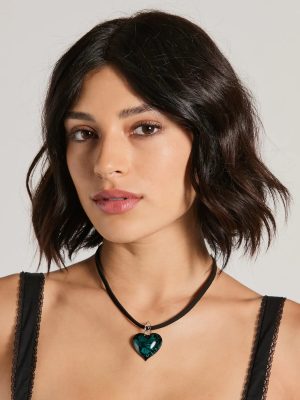 My Whole Heart Swirl Charm Necklace