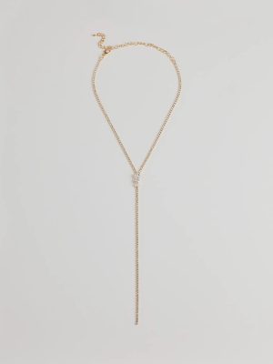 Upscale Moments Cubic Zirconia Accent Choker Necklace
