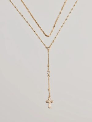Major Blessings Layered Cross Necklace