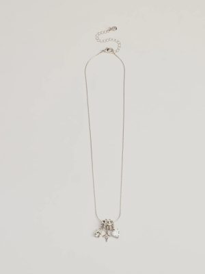 Unique Charm Multiple Pendant Necklace