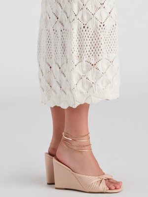 Charming Beauty Layered Anklet Set