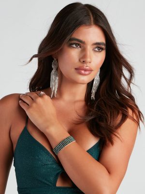 Bling On The Glam Stretch Bracelet