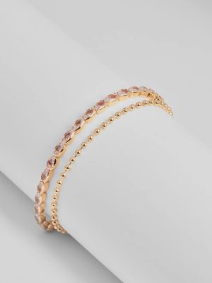 Glam Mood Beaded Stone Bracelet