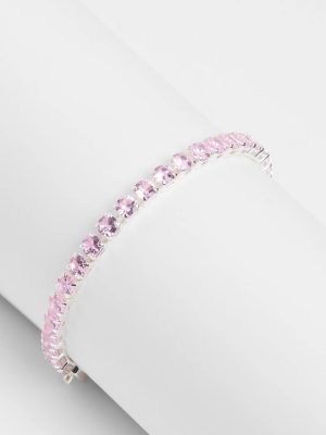 Glitzy Shine Cubic Zirconia Tennis Bracelet