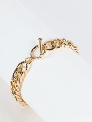 Bold Impact Toggle Chain Bracelet