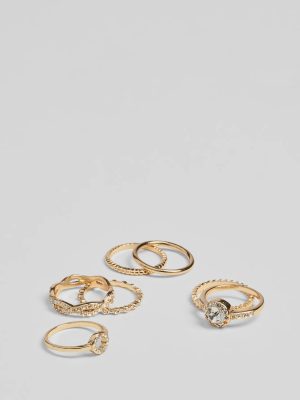 Endless Shine Seven-Pack Ring Set