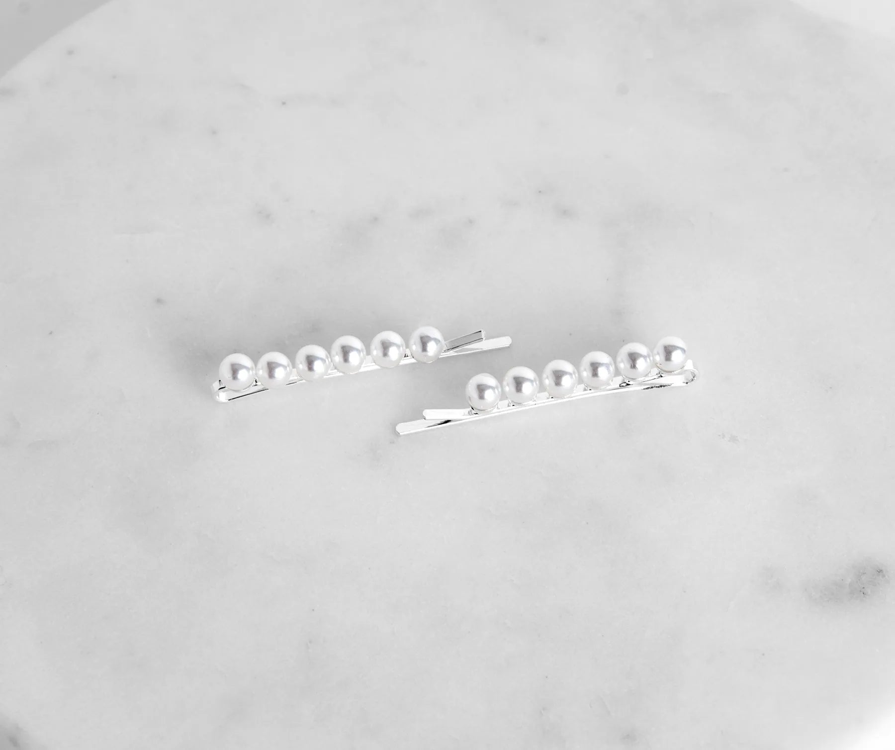 Polished Pearl Bobby Pins - Image 2