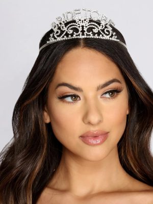 Bride To Be Rhinestone Tiara