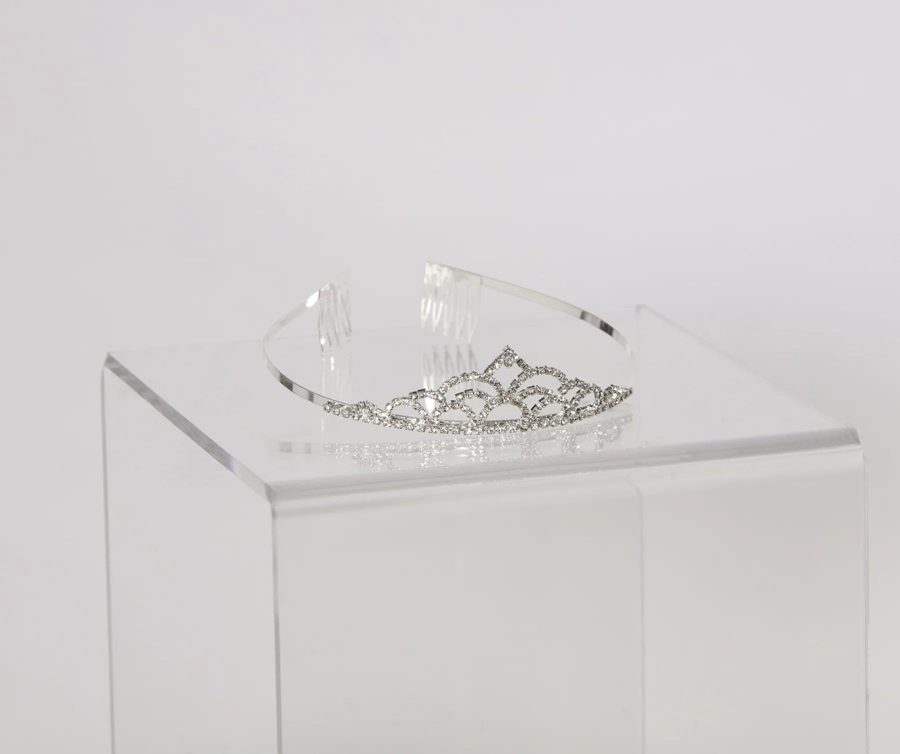 Moment To Remember Rhinestone Tiara - Image 2