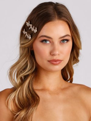 Butterfly Glamour Two Pack Bobby Pin Two Pack