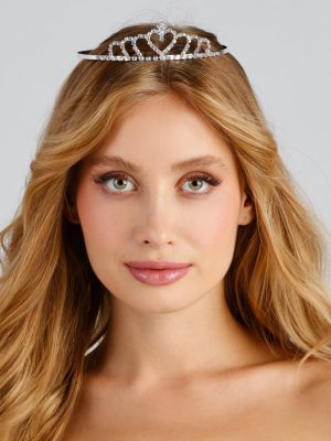 Fall In Love Rhinestone Tiara