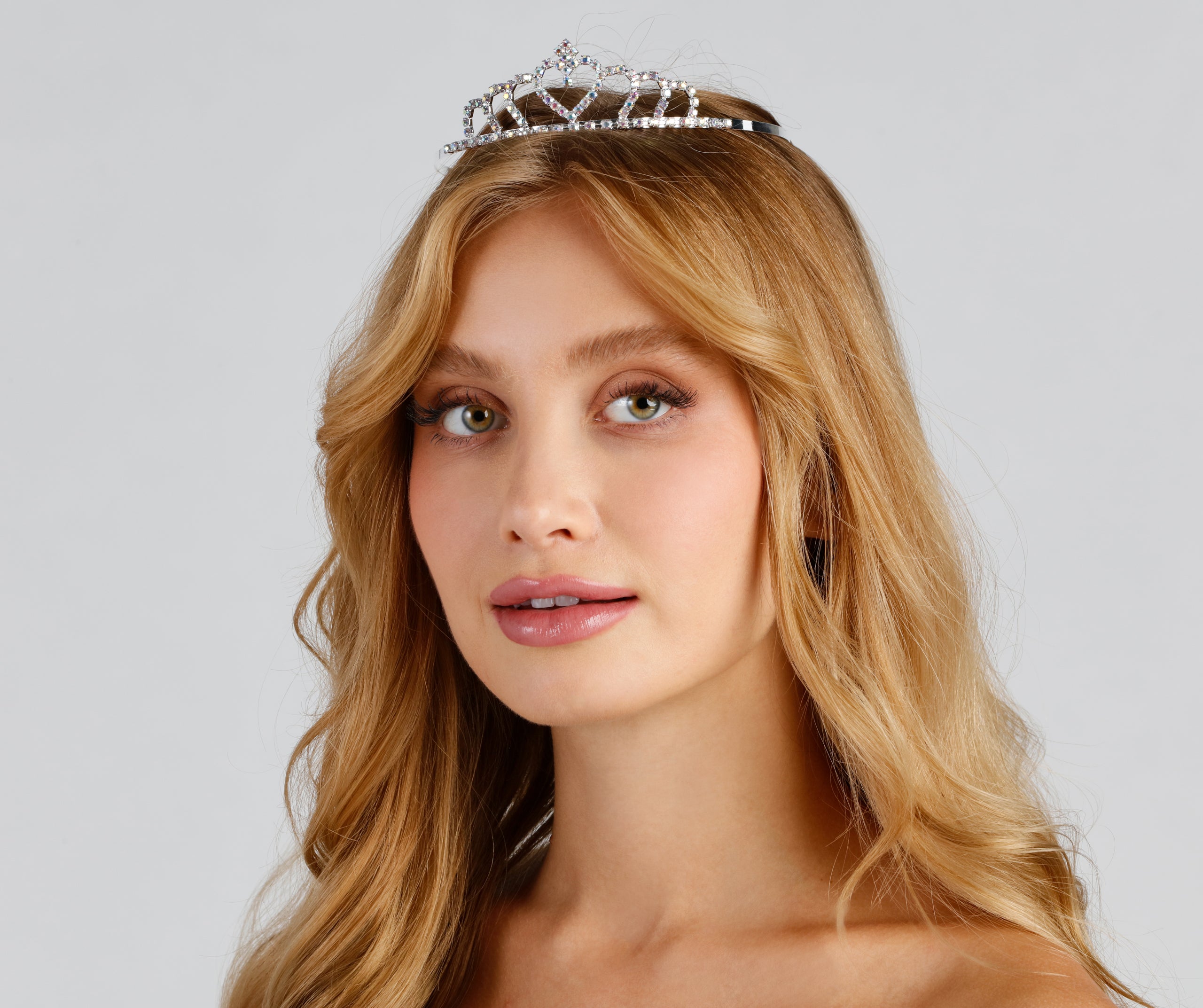 Fall In Love Rhinestone Tiara - Image 2
