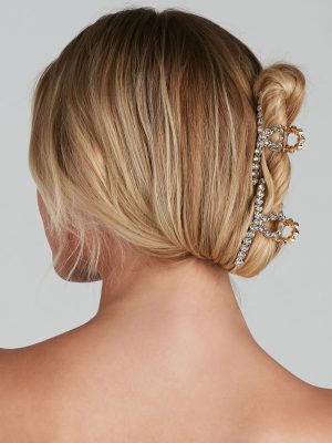Trendy Sparkle Rhinestone Claw Clips