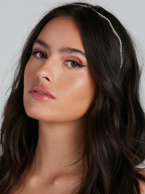 Dainty Rhinestone Scallop Headband