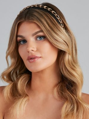 Chic Chain Trim Headband