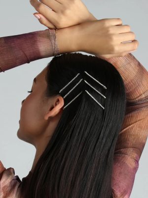 Favorite Rhinestone Hair Pin Six Pack