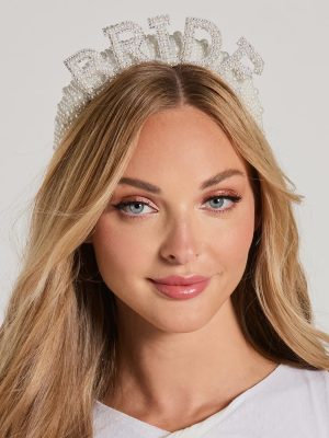 Faux Pearl Bride Headband