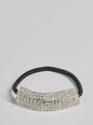 Sparkly Rhinestone Hair Tie