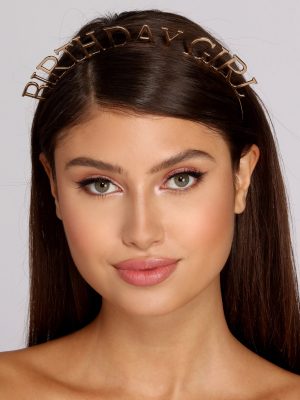 Birthday Girl Metal Headband