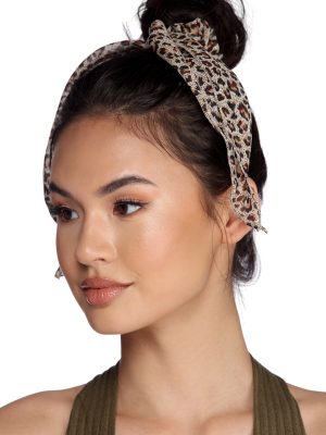 Stripes And Spots Scrunchie Scarf Set