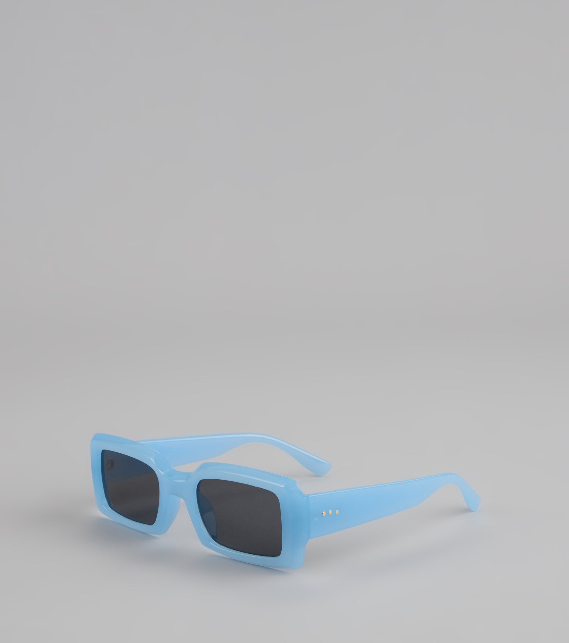 No Paparazzi Please Rectangle Sunglasses - Image 2