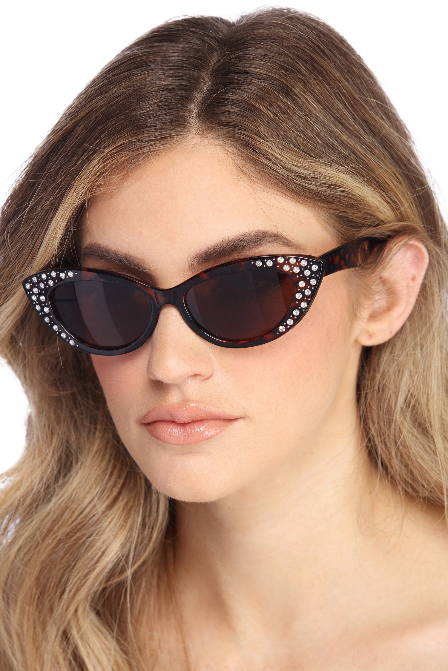Dazzle Diva Cat Eye Sunglasses - Image 9