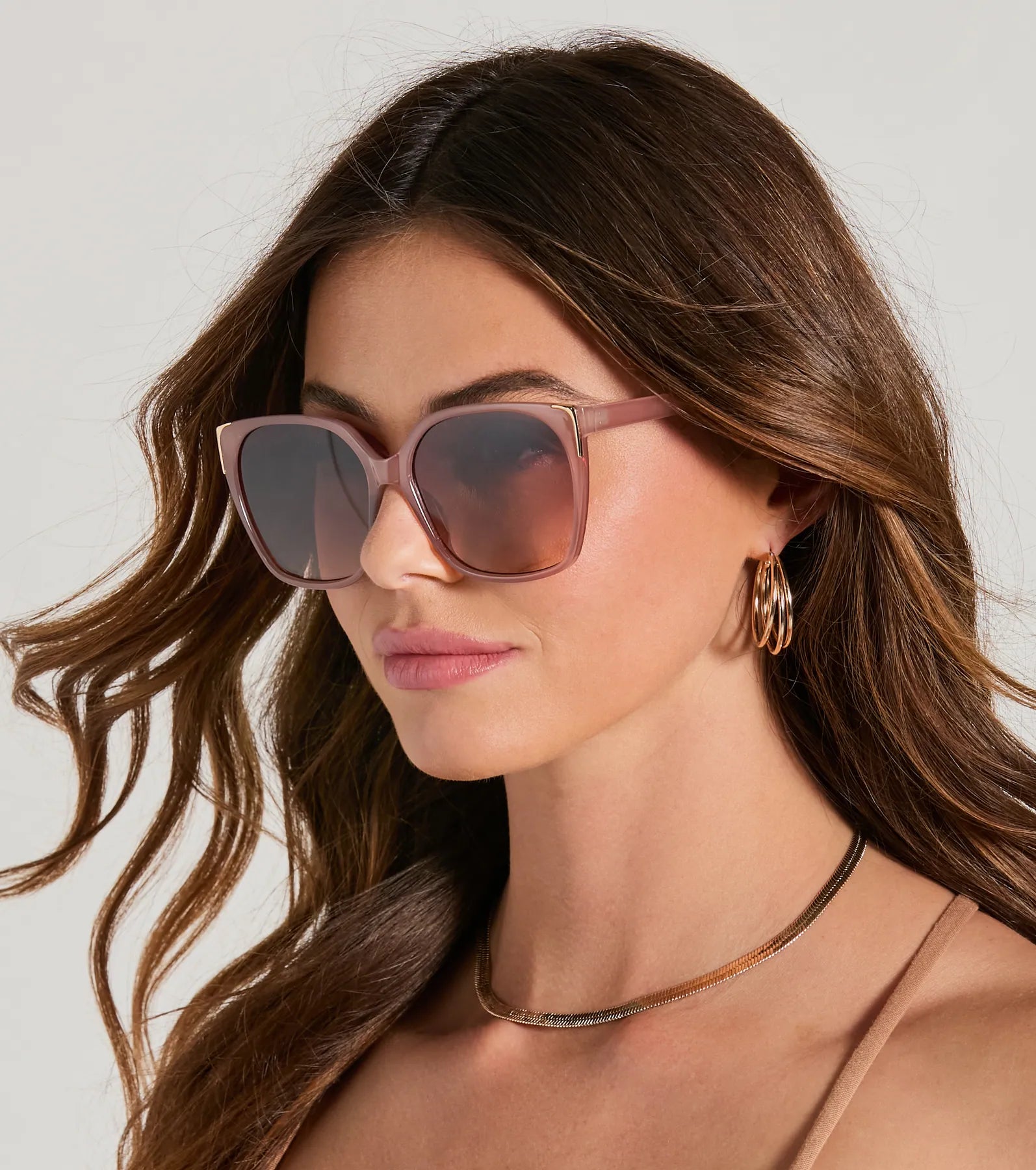 Main Frame Oversized Square Sunglasses - Image 2