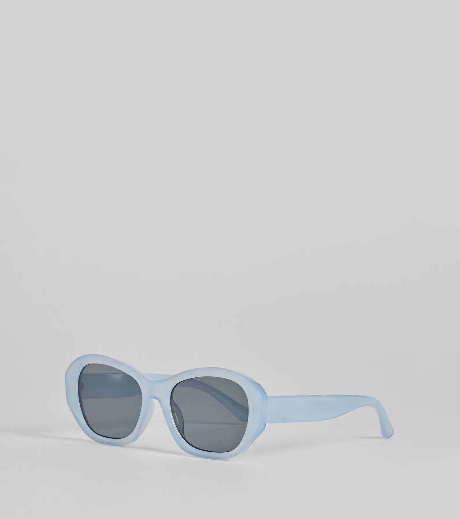 Trend Factor Angled Oval Sunglasses - Image 2