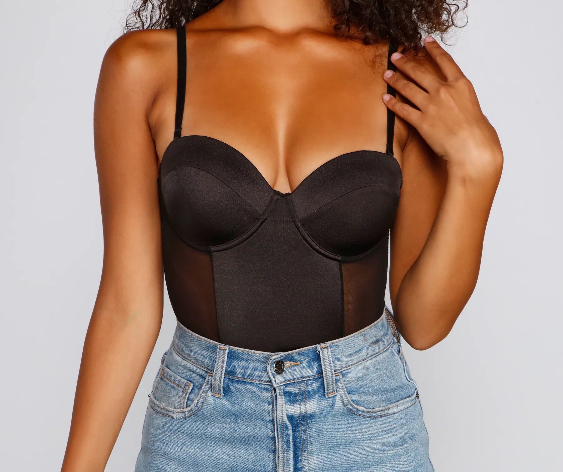 Sultry Impression Bustier Mesh Shaper - Image 3