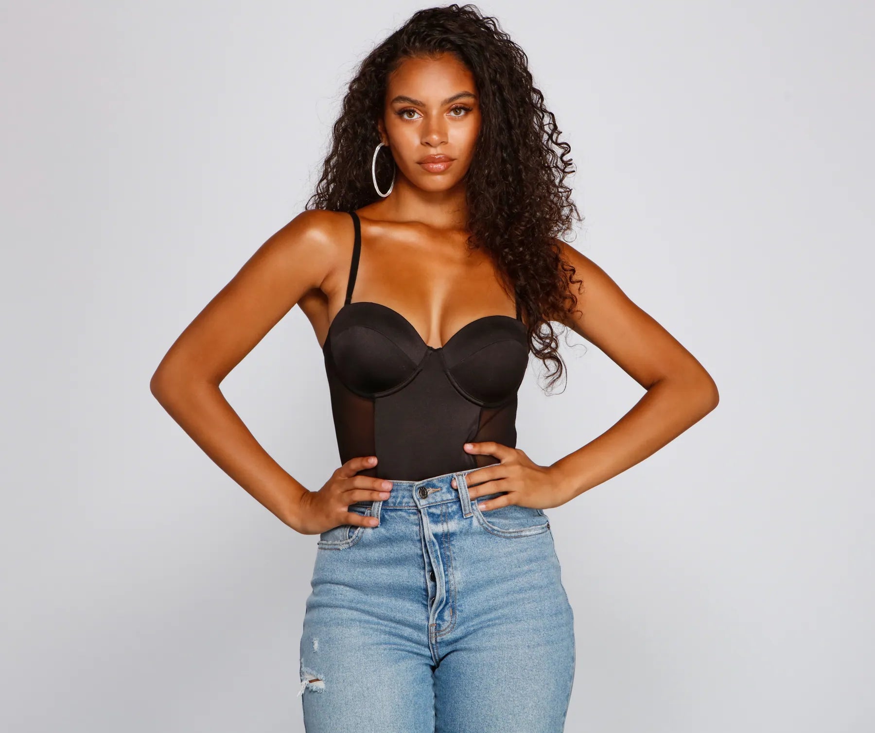 Sultry Impression Bustier Mesh Shaper - Image 4