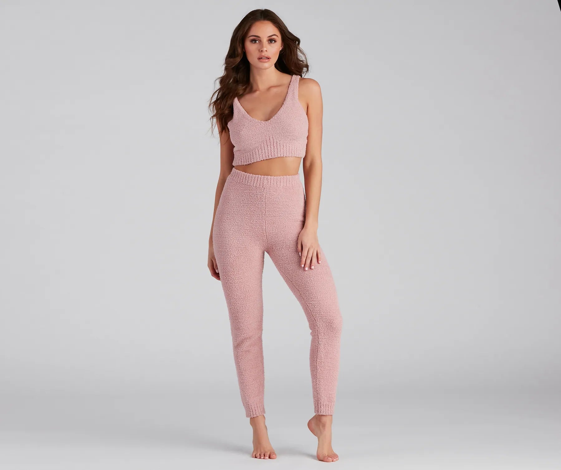 Cozy Snuggles Chenille PJ Leggings - Image 4