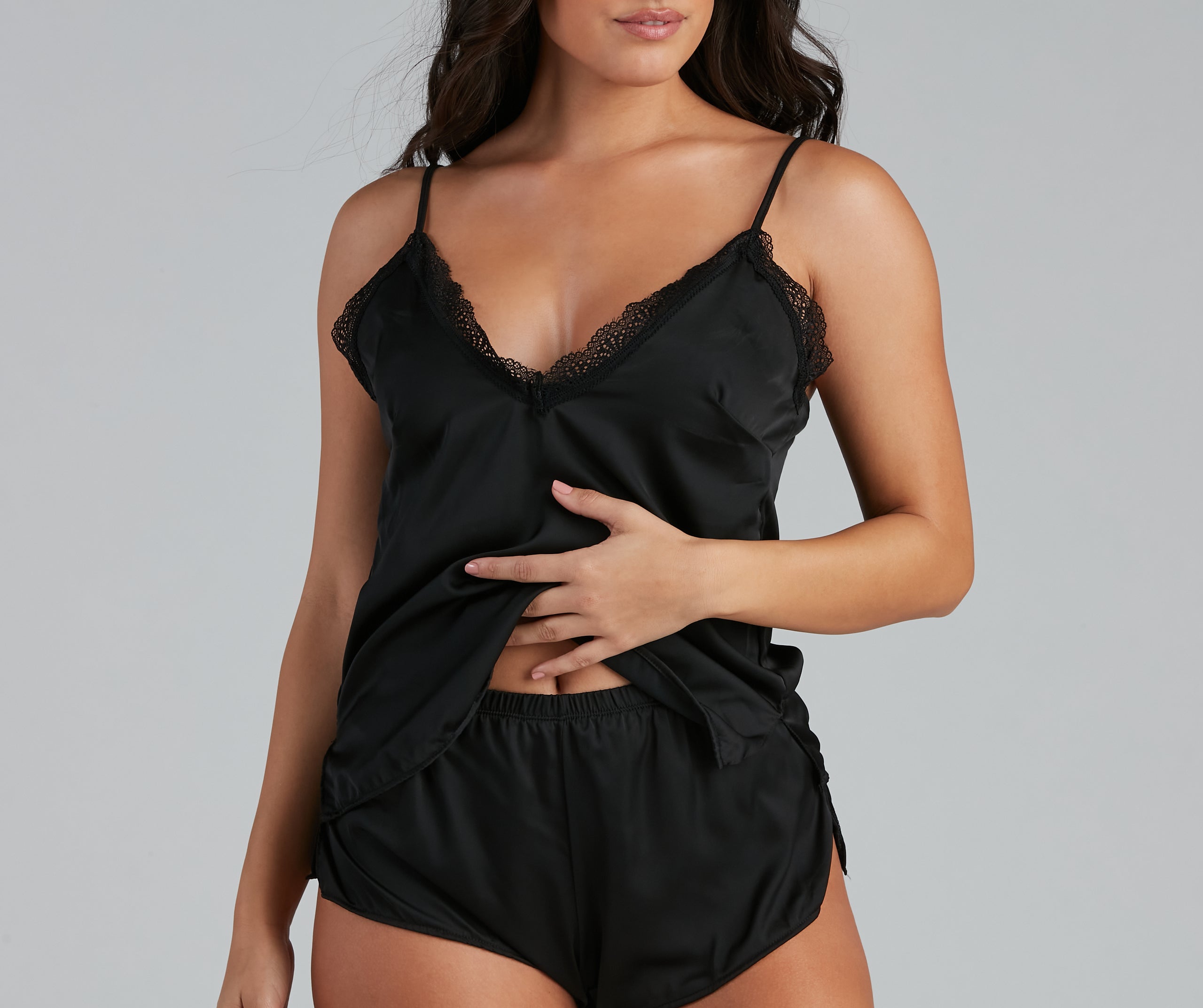 Sweet Dreams Satin Pajama Set - Image 3
