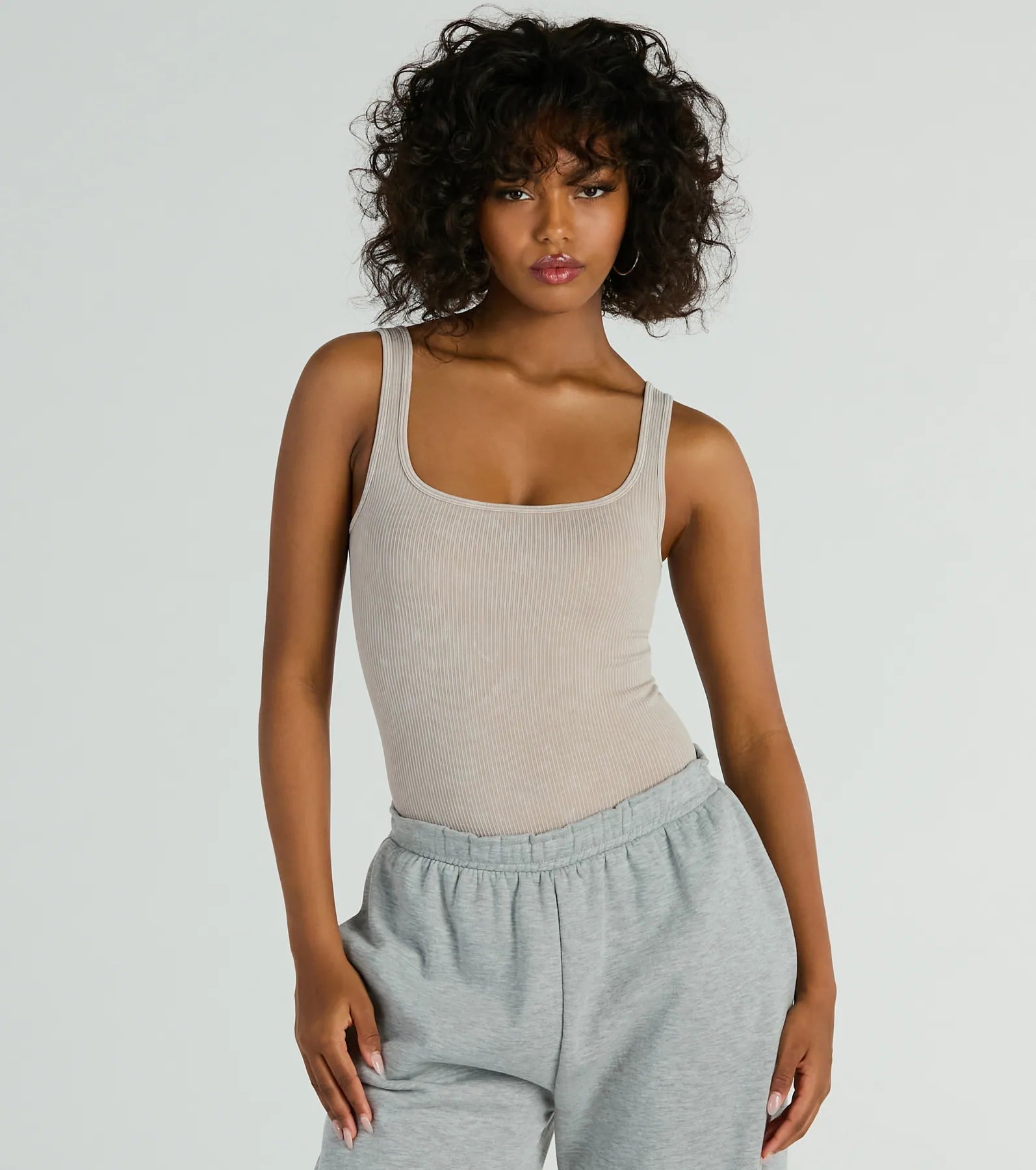 Simply Effortless Square Neck Rib Knit Bodysuit - Image 6