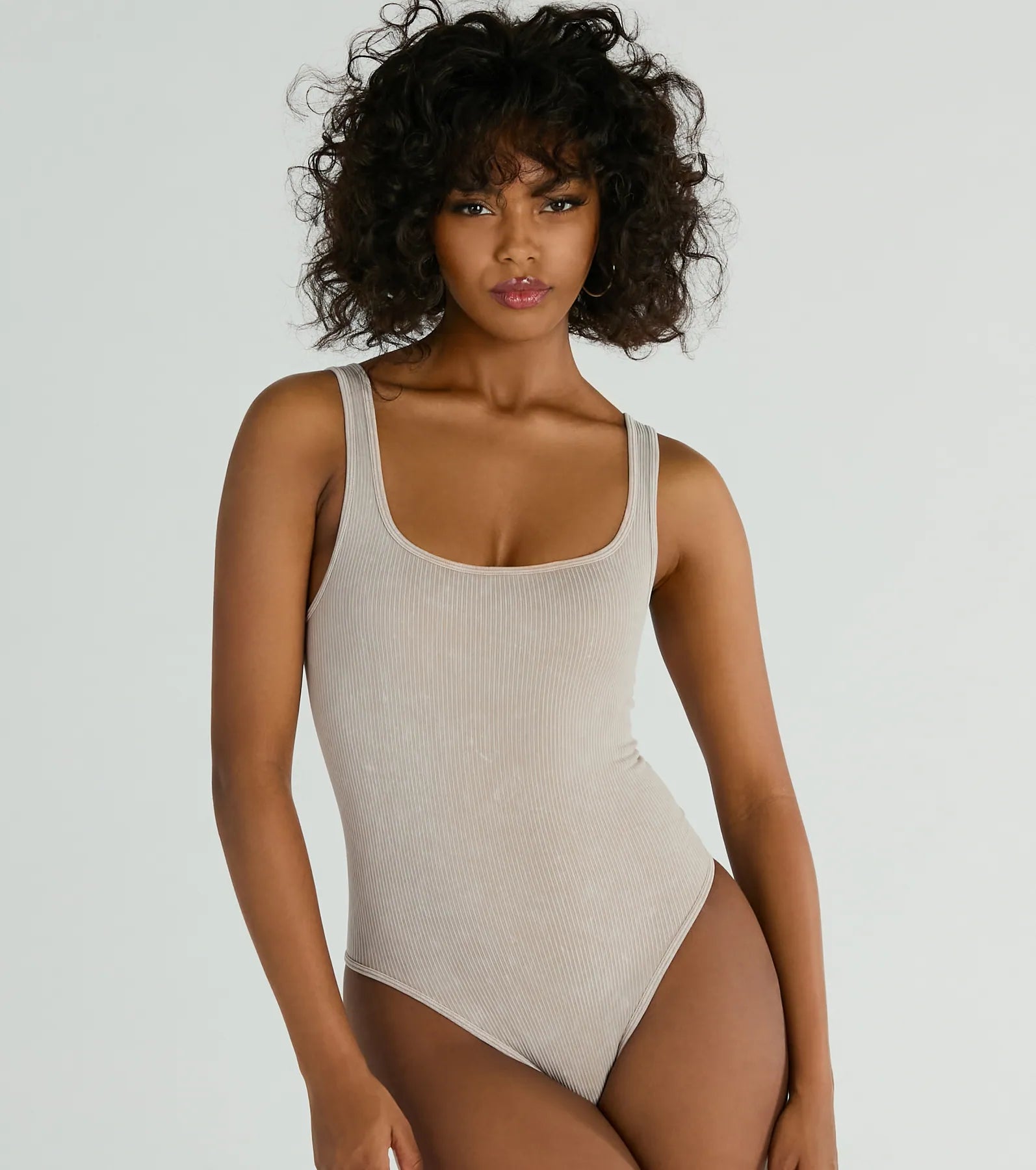 Simply Effortless Square Neck Rib Knit Bodysuit - Image 7