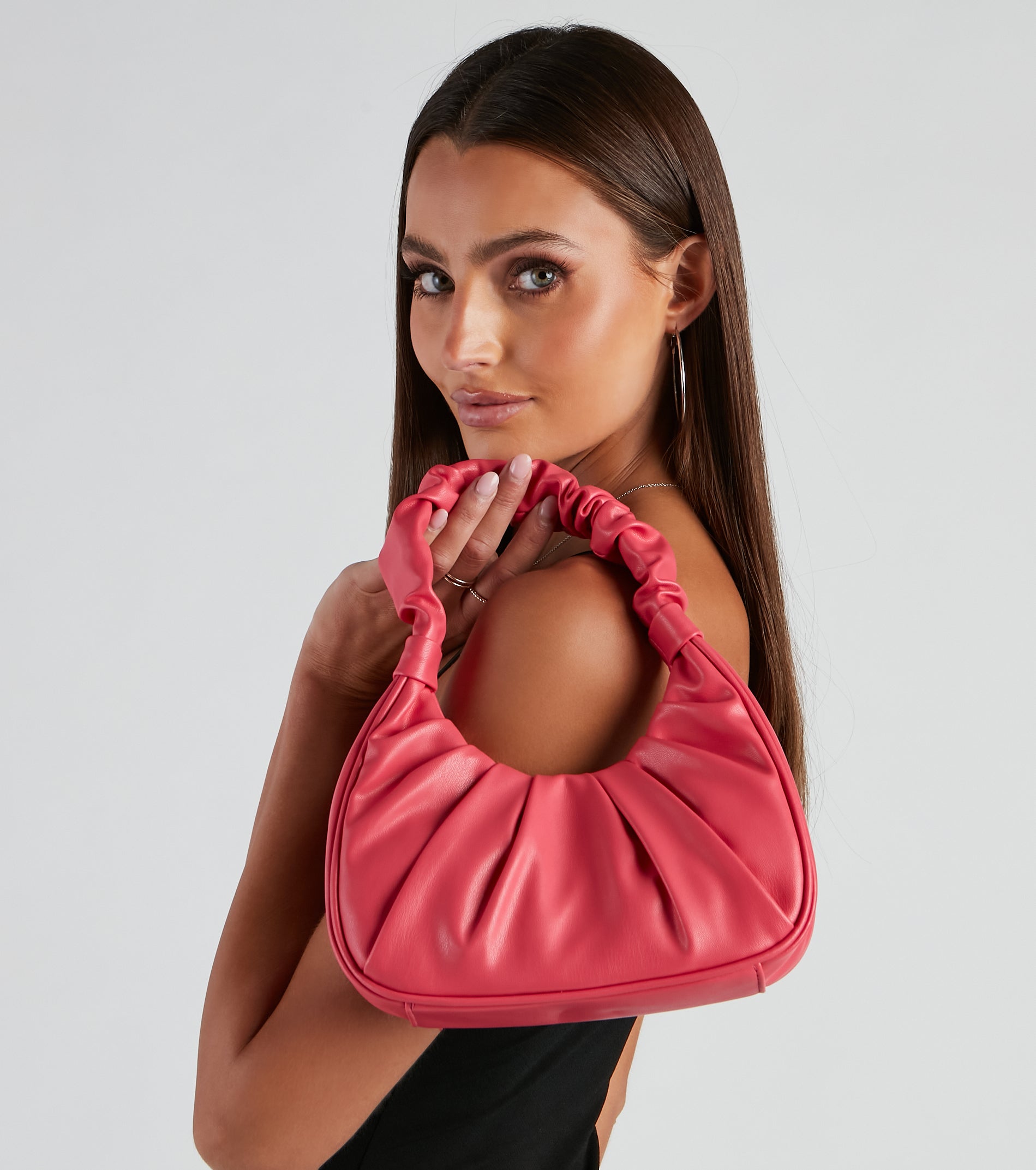 Crowd Favorite Ruffle Shoulder Bag - Image 3