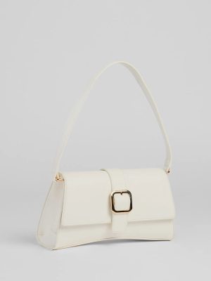 Icon Worthy Buckle Strap Shoulder Bag