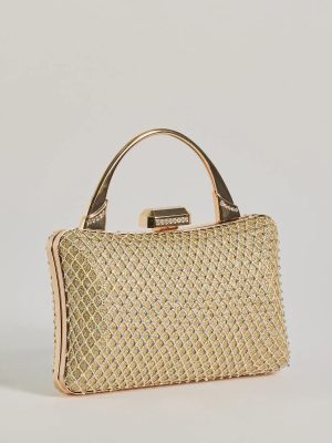 Glitz And Glam Rhinestone Clutch