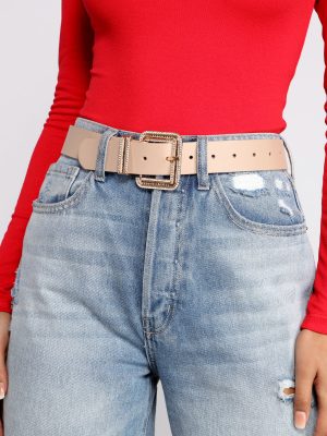 Shine In Rhine Faux Leather Belt