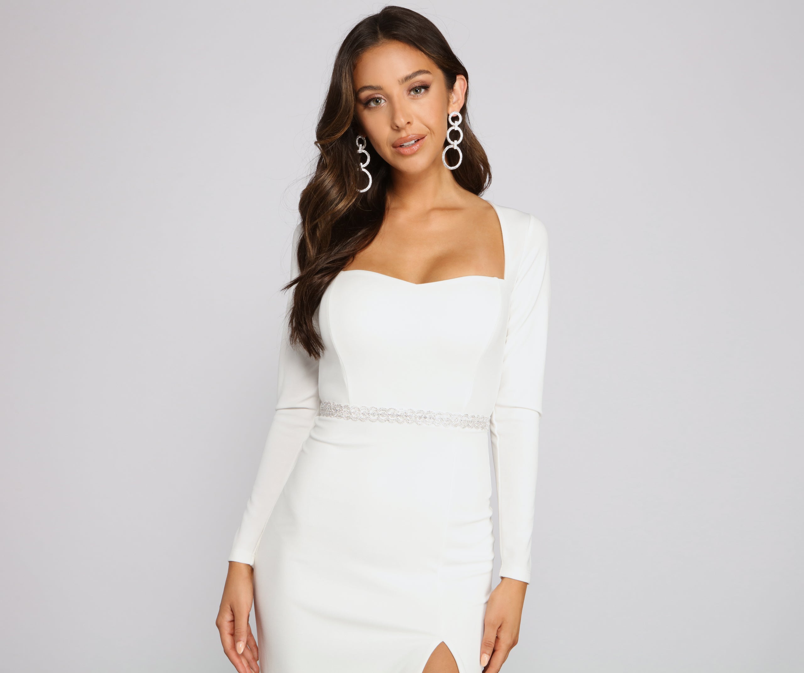 Luxe Vibes Rhinestone Chain Belt - Image 2