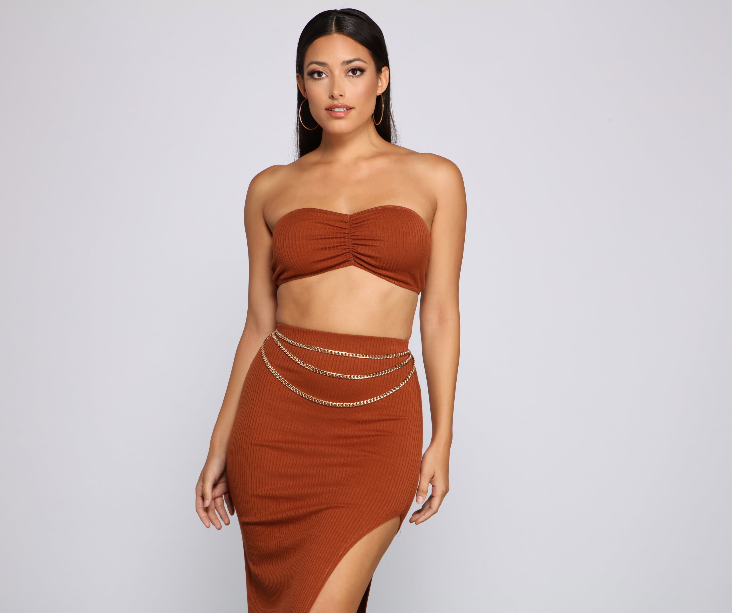 Layered Luxe Swag Chain Belt - Image 2