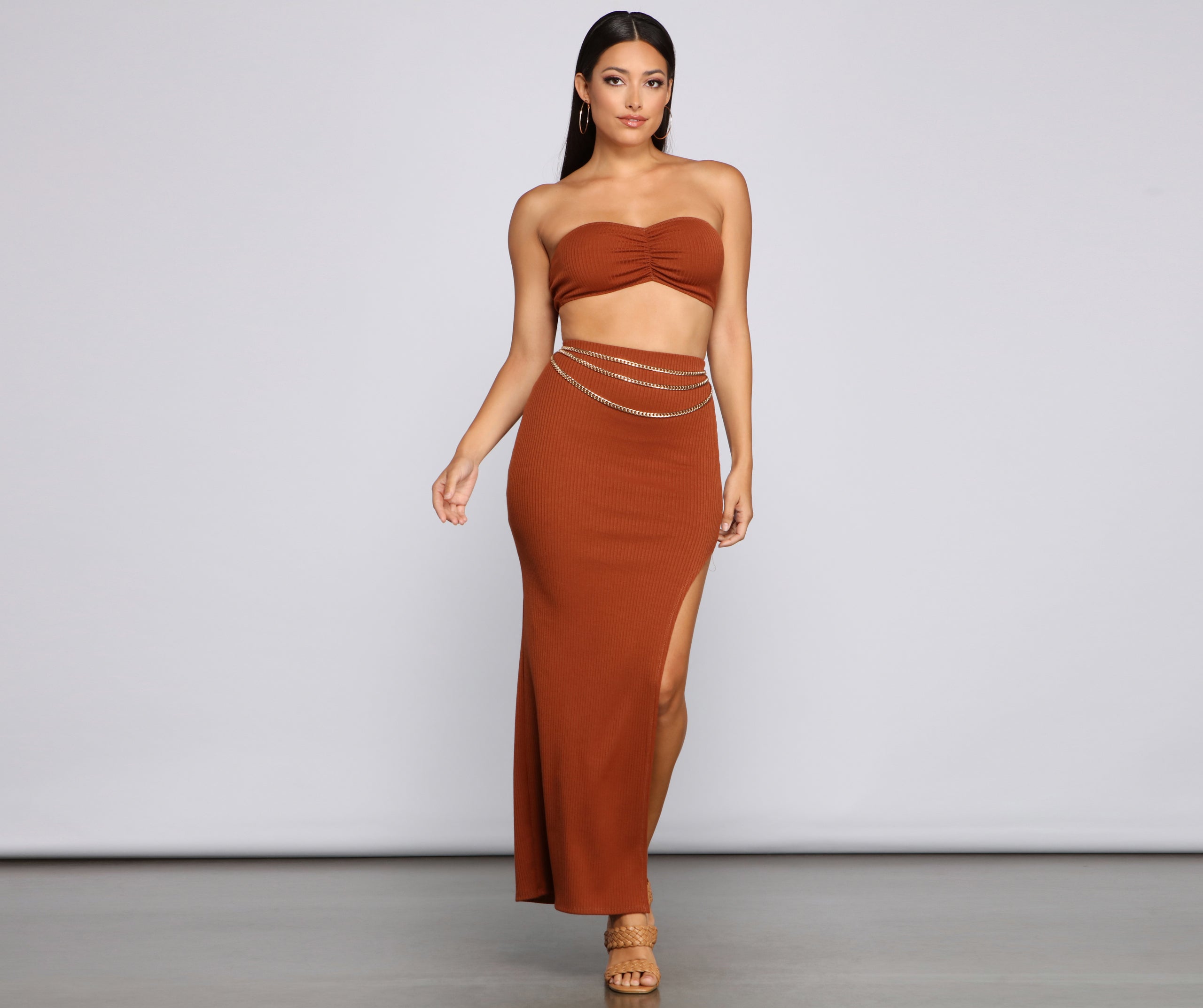 Layered Luxe Swag Chain Belt - Image 3